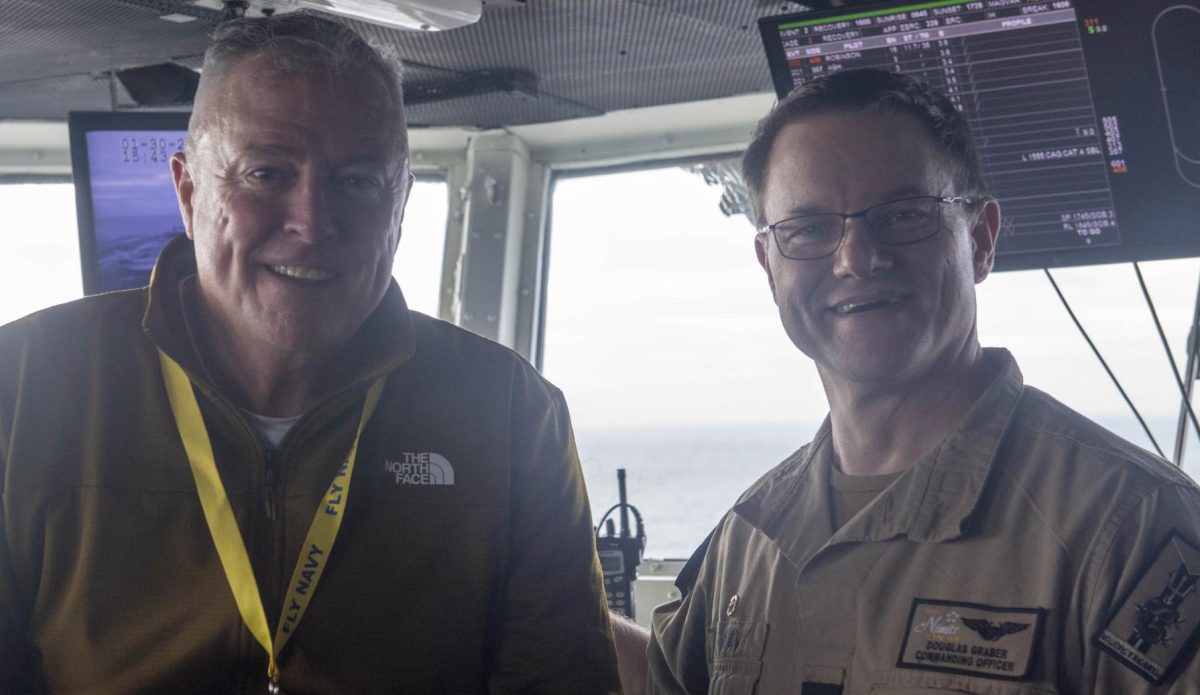 Major Knight meets Captain Douglas Graber.