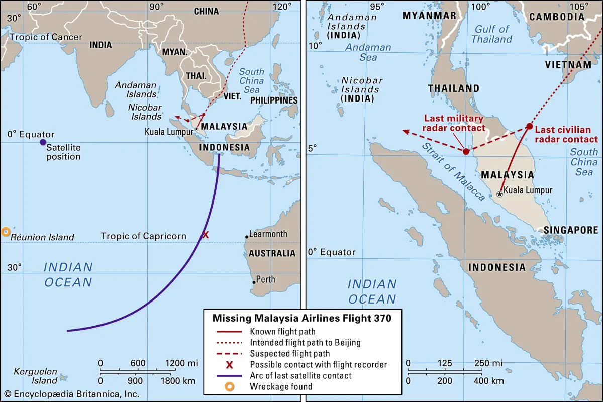 Malaysia Airlines Flight 370 Sudden Disappearance