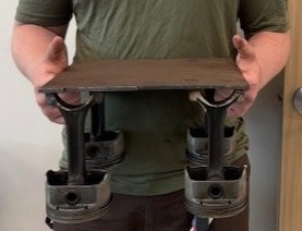 Coffee Table From Engine Parts