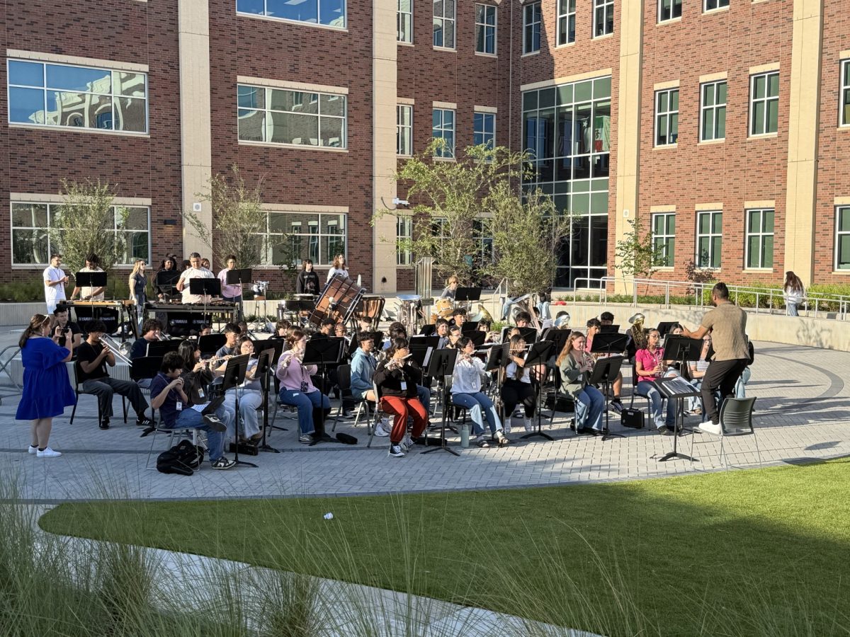 Band Practice in the Courtyard